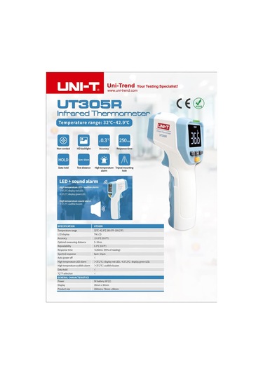 UNI-T UT305R Temassız Ateş Ölçer