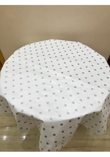 Yuvarlak Masa Örtüsü 140Cm Çapında Kaymaz Taban