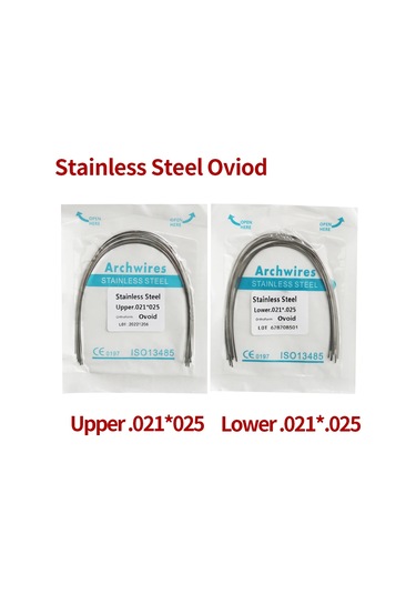 10packs 100 Adet Paslanmaz Çelik Ss Braketi Tel Oround Yuvarlak Dikdörtgen Açık Yeşil