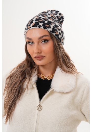Ritagarcia Premium Soft Lepar Bere Beyaz Leopar