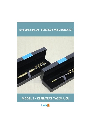 Şık Ve Ergonomik Kutulu Tekli Tükenmez Kalem Model 5 Çok Renkli