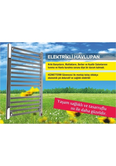 Hizmetterm Elektrikli Havlupan Krom