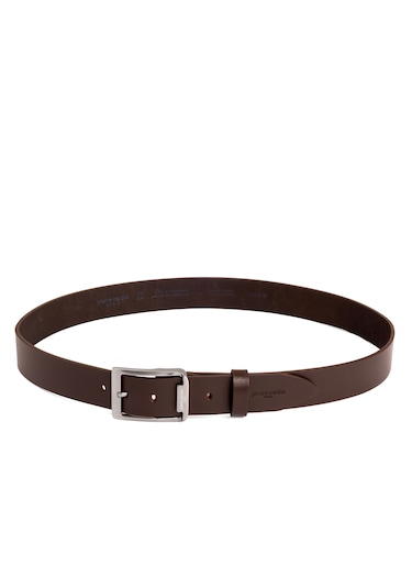 Pierre Cardin Deri Erkek Kemer En 4cm Pc4100 Kahverengi