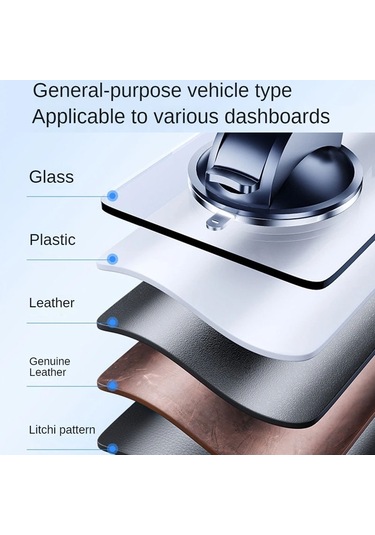 Sones Shunweı Sd-1132b Araç Telefonu Vantuz + Hava Firar Tutucu Yerçekimi Algılama Destek Braketi Siyah