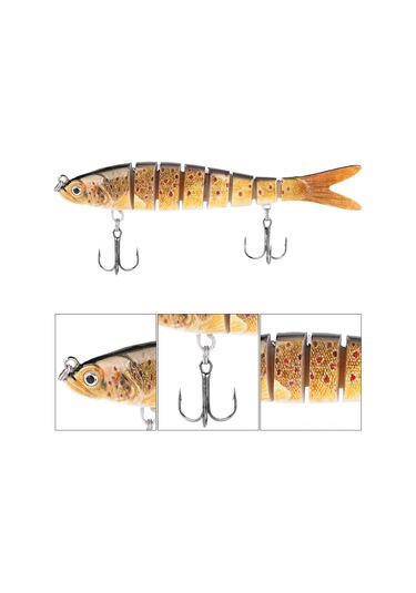 Tenfowee Plastik Dayanıklı Somon Yemi 13.7cm 27g Uzak Atışlı, Keskin İğneli, Canlı Renkli 5 Seçenek Jm034-5