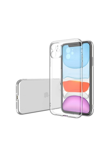 İphone 11 Ekran Koruyucu Kırılmaz Cam Ve Şeffaf Kılıf Takım