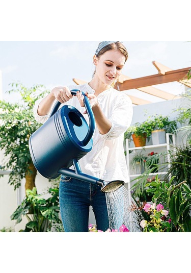 Ximistore9 5l Mavi Plastik Bahçe Sulama Karesi - Dayanıklı, Çözünür Uçlu, Ergonomik Kollü Ve Damlacık Önleyici Bahçe Aleti