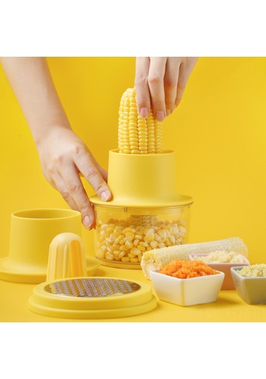 Kosona Mutfakta Mısır Dökme, Sarımsak Ezme, Havuç Püresi İşlevi Gören Çok Fonksiyonlu Evsel Zırh Aleti Diğer