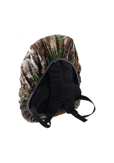 Ordu Yeşil Yağmur Kılıfı Sırt Çantası 15-25l Su Geçirmez Çanta Camo Taktik Açık Kamp Yürüyüş Tırmanma Toz Yağmur Kapağı