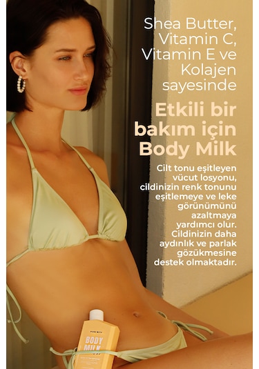İkili Set: Shea Vanilya Vücut Sütü 250 Ml + C Vit. Mango Duş Jeli 400 Ml Mango