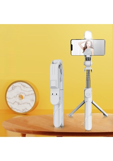 Cbtx Xt02sp Mini Bluetooth Canlı Tripod Selfie Stick Beyaz