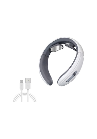 Lichen Servikal Masaj Aleti, Omuz Ve Boyun Masaj Aleti Beyaz