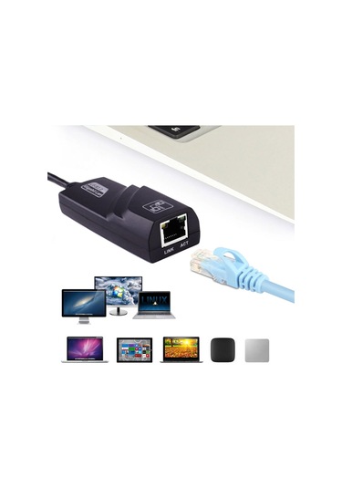 Usb 3.0 To Ethernet Çevirici Dönüştürücü Adaptör (gigabit Destekl
