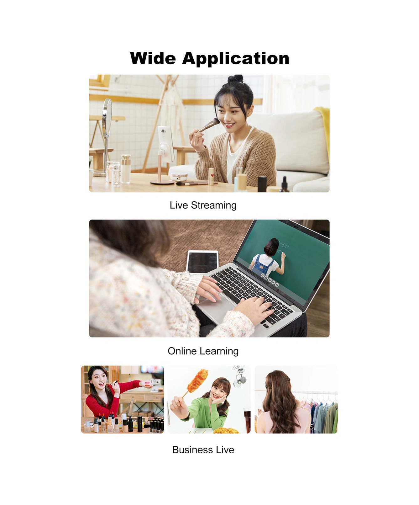 Youmex Usb 2.0 Web Kamera, 720p Hd, 120 Geniş Açı, 80 Ayarlanabilir, Gürültü Engelleme Mikrofon, Plug & Play, Çeşitli Yazılımlarla Uyumlu Qq, Skype, Facebook