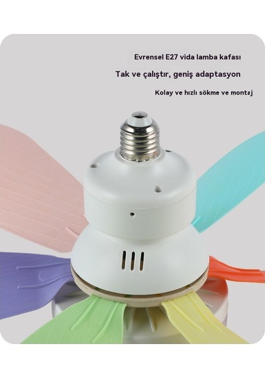 Aurora Vidalıfan Lambasıyatak Odasıenerji Tasarruflu Tavan Avizesi Beyaz