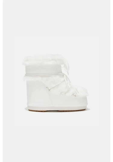 Moon Boot Icon Low Faux Fur Optical Kadın Bot 80d1409390 Beyaz