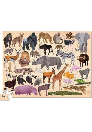 Crocodile Creek Puzzle 100 Parça Vahşi Hayvanlar