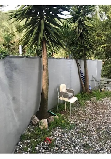 Nzl File Ambalaj Gölgelik File - Çit Filesi - 95'lik Şeritli Halkalı - Gri - Gölgelik Tente - Bahçe Gölgelik - Çit Örtüsü