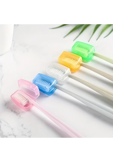 Willowhaven 30 Adet Renkli Diş Fırçası Kılıfı - Seyahat İçin Taşınabilir Toz Koruma