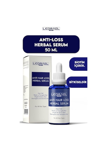 Licorael Dubai Hair Loss Herbal Saç Dökülmesine Karşı Bitkisel Serum 50 ML
