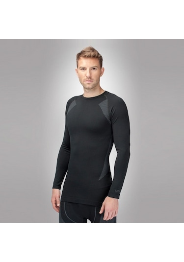 Thermoform Extreme Erkek Seamless Termal Sweatshirt Siyah