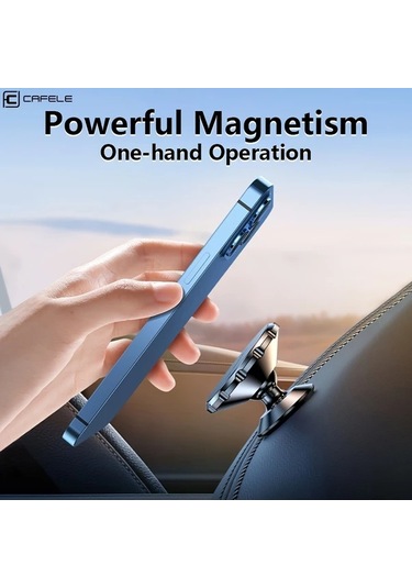 Primepickings Black Evrensel Manyetik Araç Phone Tutucu Altın Renk Tüm Telefon Modelleri İçin Uygun