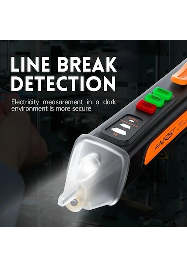 Fnirsi Tp10 Temassız Akıllı Voltmetre 12-1000v Ac Gerilim Dedektörü