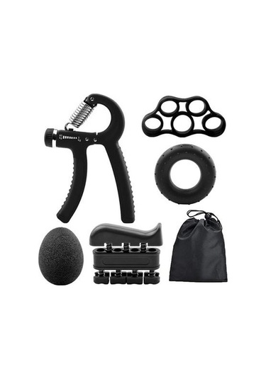 5 Parça El, Kol Ve Parmak Egzersiz Spor Aletleri Seti Fitness Takımı