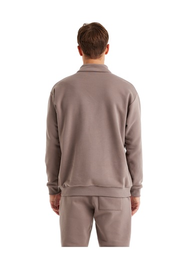 Blackspade Erkek Sweatshirt 40620 - Vizon Vizon