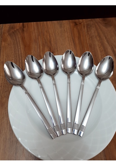 Kardelen 6 Adet Turkuaz Yemek Kaşık