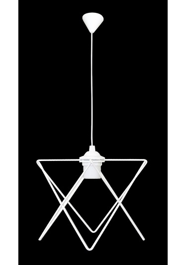 Bade Tekli Avize Beyaz