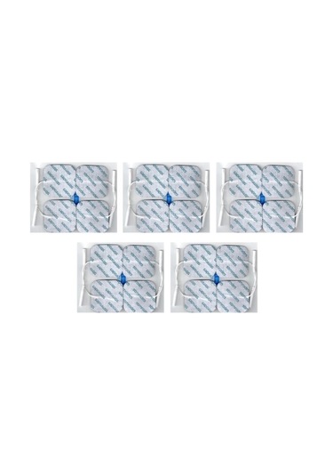 Stimrodes 5 x 5 CM Kablolu Kare Tens Pedi 5 x 4'lü