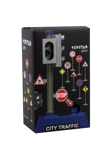 Işıklı Oyuncak Trafik İşaretleri Eğitim Seti