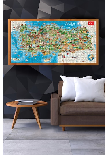 Anatolian 1500 Parçalık Puzzle - Türkiye Haritası 3793