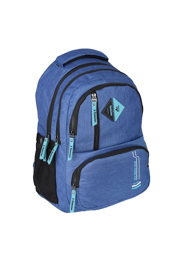 Relaxion Su Geçirmez Çok Gözlü Sırt Çantası Mavi 2055 MAvi