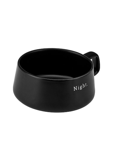 Emsan Night New Bone Kupa 320 Ml Siyah