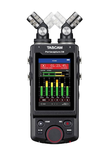Tascam Portacapture X8 Dokunmatik Ekranlı Çok Kanallı Kayıtçı