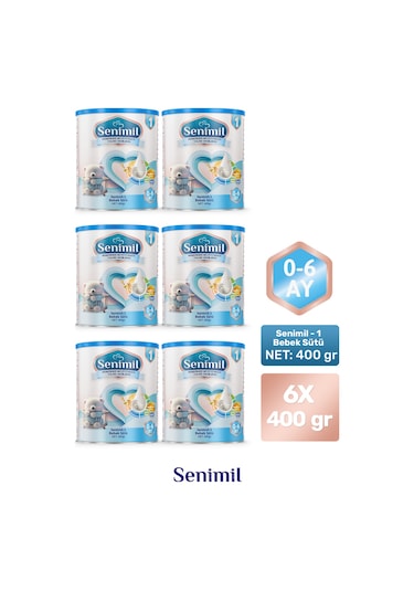 Senimil 1 Bebek Sütü 400 G 6 Adet
