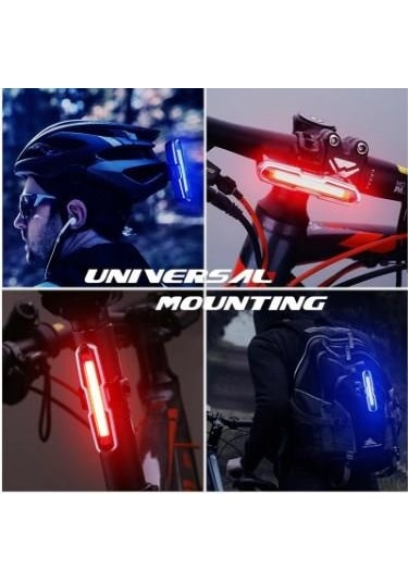 Forte GT Bisiklet USB şarjlı Led Kırmızı Mavi Beyaz Xbyc 6017-3