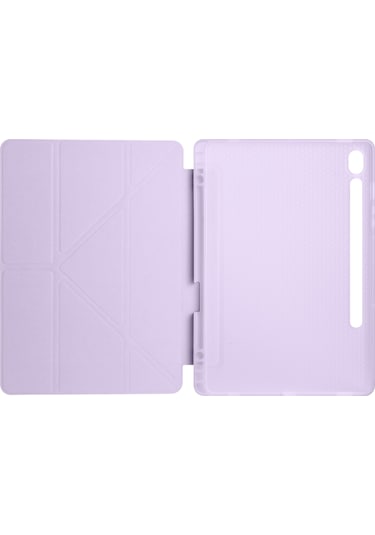 Galaxy Uyumlu Tab S10 Fe Kılıf Tri Folding Kalem Bölmeli Standlı Kılıf Tablet Kılıfı