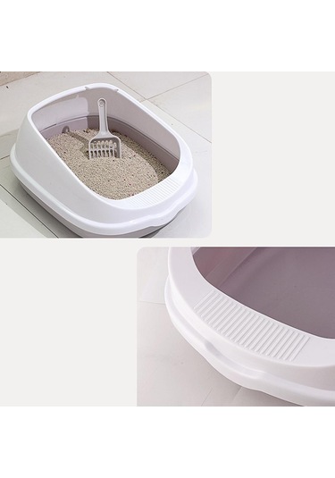 Suntek 16 Inç Üstü Açık Kedi Çöp Kutusu Kürekli Kediler Sistemi