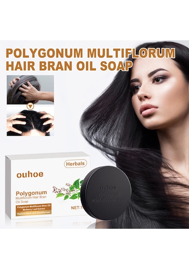 Vkemall Polygonum Multiflorum Saç Sabunu: Melanosit Üretimini Destekler, Saç Yapısını Onarır Ve Parlak Siyah Saçlar Sağlar Kuru - Yıpranmış