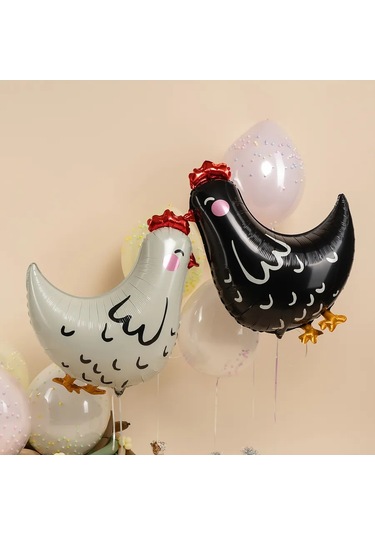 Davajdarit' Balon Seti Tavuklar 386318768 Siyah