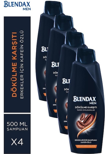 Blendax Kafein Özlü Şampuan 4 x 500 ML