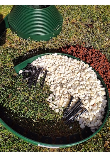 Trend Bahçe Çim Ayırıcı 25 M Yeşil Çim Bahçe Sınırlayıcı