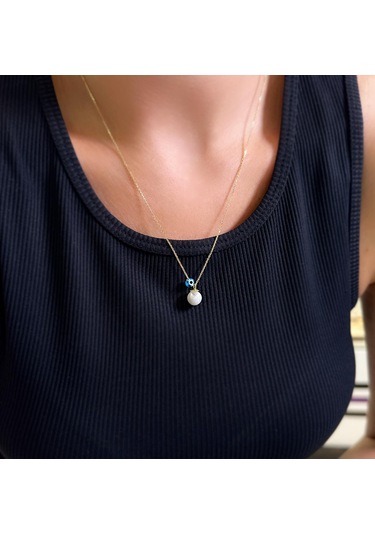 Stela Ay Taşı Gümüş Kol Sarı