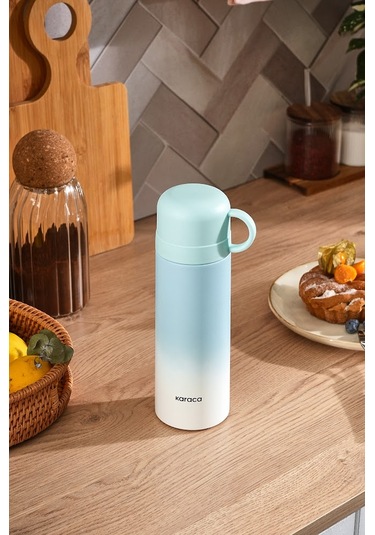 Karaca Candy Çelik Sızdırmaz Termos Mavi 500 Ml Mavi