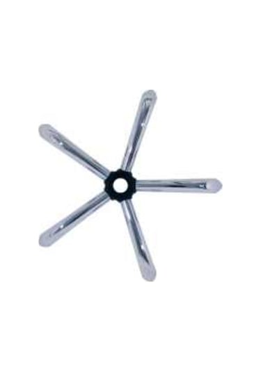 Depolife Ofis Müdür Şef Koltuk Krom Yıldız Ayak Amortisör Tekerlek Şase