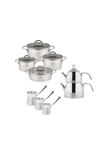 Hisar 14 Parça Mini Çeyiz Seti Inox