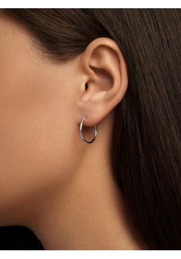 Mıx Jewelry Kongo Halka Küpeler 925 Ayar Gümüş, Çap 15 Mm 448288455 Diğer